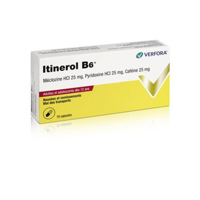 Итинерол В6 для взрослых и подростков от 12 лет 10 капсул