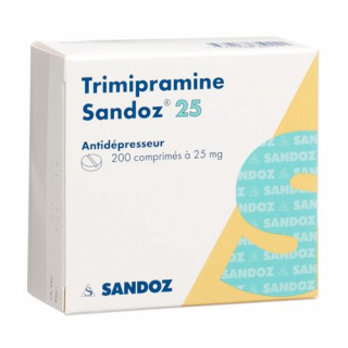 Trimipramin Sandoz 25 mg 200 tablets