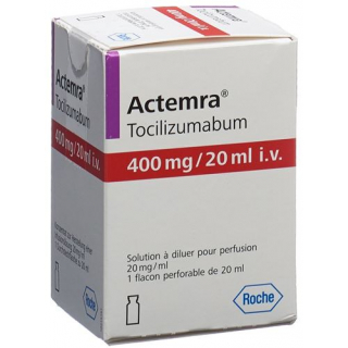 Актемра (тоцилизумаб) инфузионный концентрат 400 мг / 20 мл флакон 20 мл