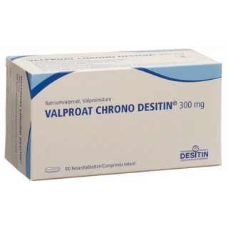 Вальпроат Хроно Деситин 300 мг 100 ретард таблеток