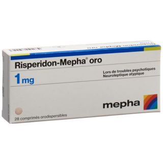 Рисперидон Мефа Оро 1 мг 28 ородиспергируемых таблеток