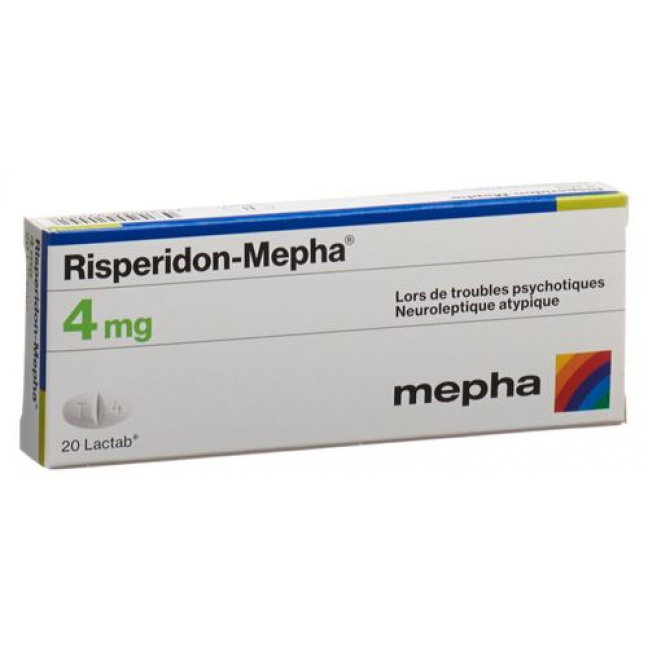 Рисперидон Мефа 4 мг 60 таблеток покрытых оболочкой