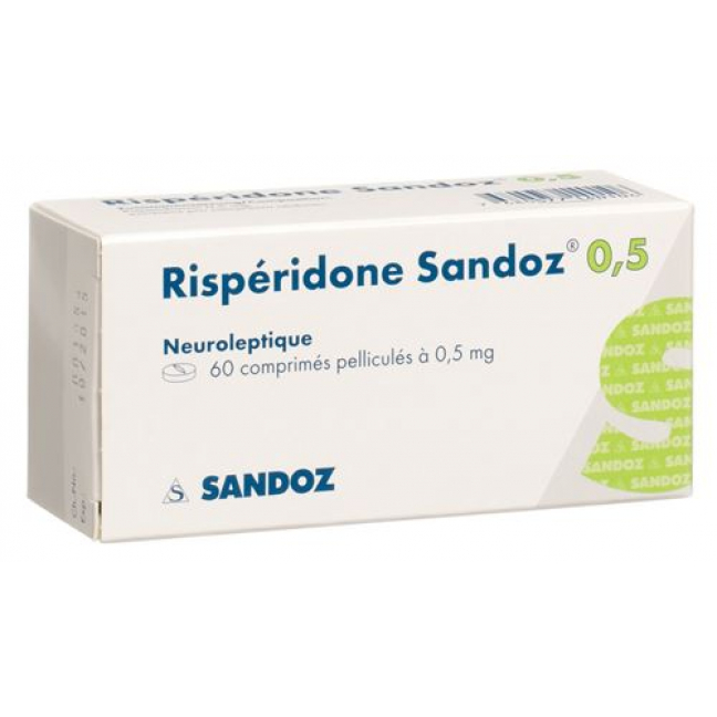 Рисперидон Сандоз 0,5 мг 60 таблеток покрытых оболочкой