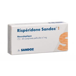 Рисперидон Сандоз 1 мг 20 таблеток покрытых оболочкой