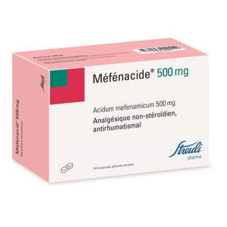Мефенацид 500 мг 100 делимых таблеток покрытых оболочкой 