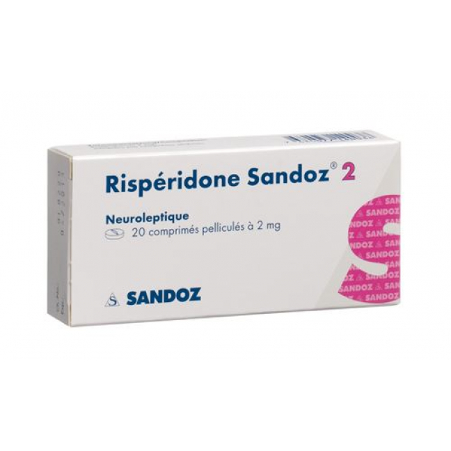 Рисперидон Сандоз 2 мг 20 таблеток покрытых оболочкой