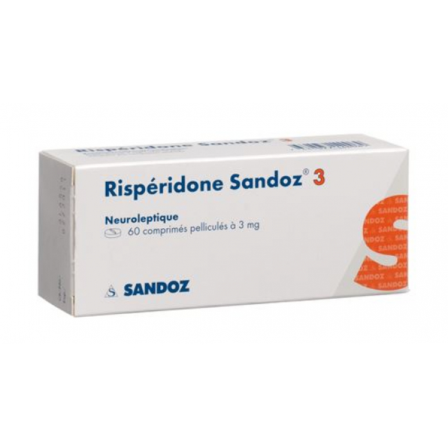 Рисперидон Сандоз 3 мг 60 таблеток покрытых оболочкой