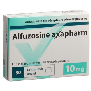 Альфузозин Аксафарм 10 мг 30 ретард таблеток