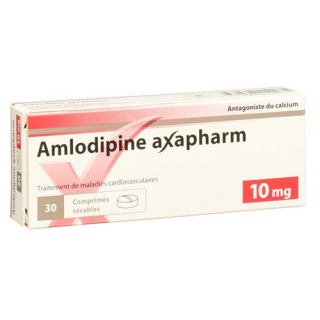 Aмлoдипин Аксафарм 10 мг 30 таблеток