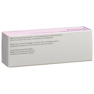 Метформин Хелвефарм 850 мг 30 таблеток покрытых оболочкой 