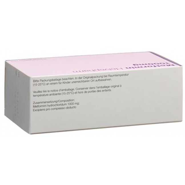 Метоформин Хелвефарм 1000 мг 60 таблеток покрытых оболочкой 