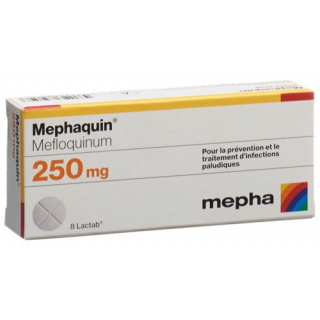 Мефахин (мефлохин) 250 мг 8 таблеток покрытых оболочкой 
