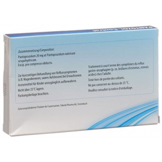 Пантозол Контроль 20 мг 14 таблеток покрытых оболочкой
