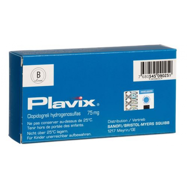 Плавикс 75 мг 50 таблеток
