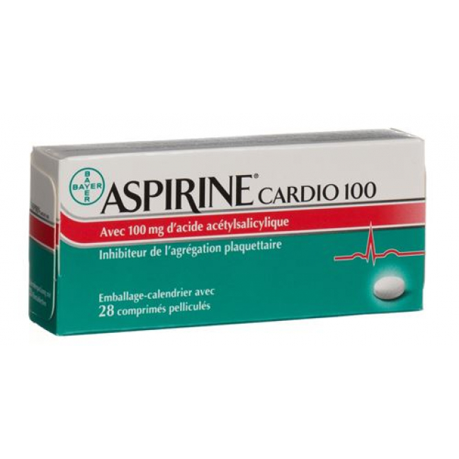 Аспирин Кардио 100 мг 28 таблеток покрытых оболочкой