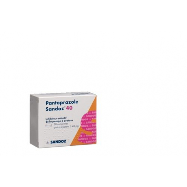 Пантопразол Сандоз 40 мг 30 таблеток 