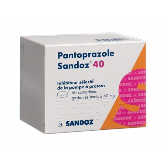Пантопразол Сандоз 40 мг 60 таблеток 