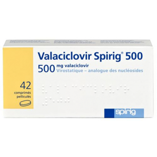 Валацикловир Спириг 500 мг 42 таблетки покрытые оболочкой