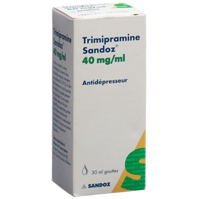 Тримипрамин Сандоз капли 40 мг/мл 30 мл
