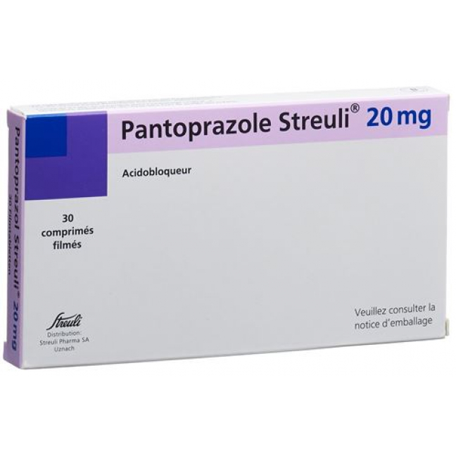 Пантопразол Штройли 20 мг 30 таблеток покрытых оболочкой