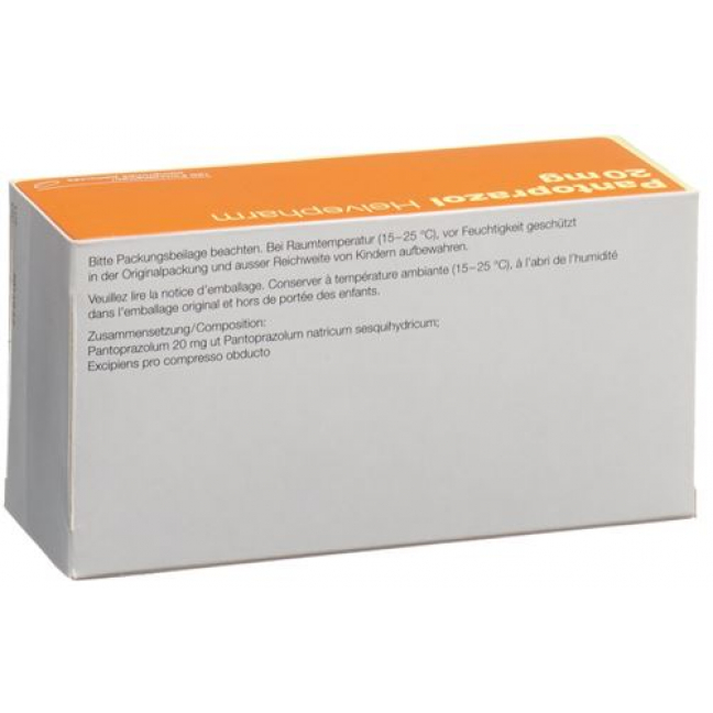 Пантопразол Хелвефарм 20 мг 120 таблеток покрытых оболочкой 