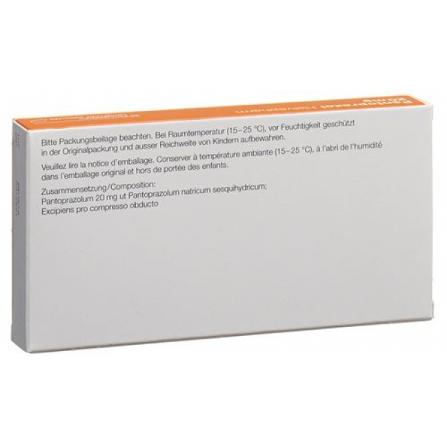 Пантопразол Хелвефарм 20 мг 30 таблеток покрытых оболочкой 