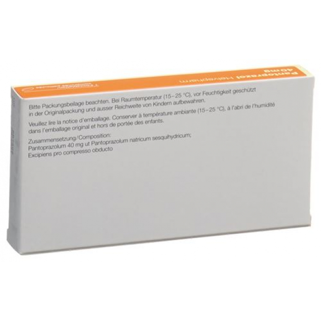 Пантопразол Хелвефарм 40 мг 7 таблеток покрытых оболочкой 