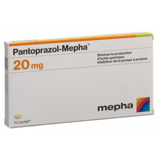 Пантопразол Мефа 20 мг 30 таблеток покрытых оболочкой