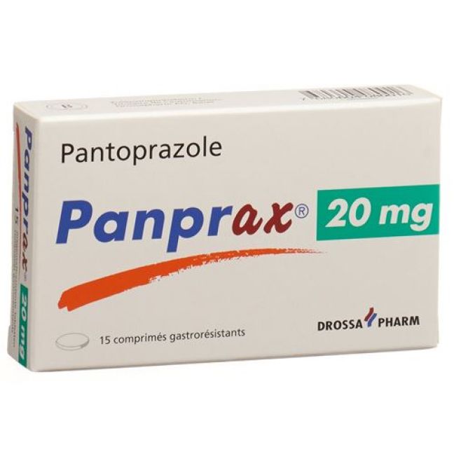 Панпракс 20 мг 120 таблеток покрытых оболочкой