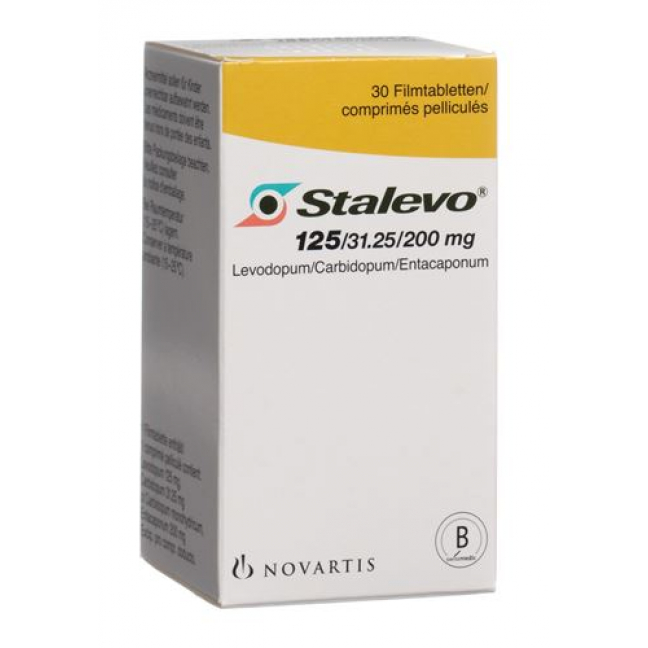 Stalevo 125/31.25/200 mg 30 filmtablets