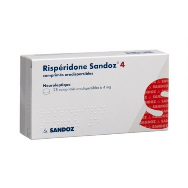 Рисперидон Сандоз 4 мг 28 ородиспергируемых таблеток