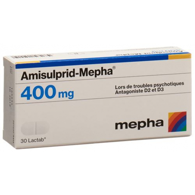 Амисульприд Мефа 400 мг 90 таблеток покрытых оболочкой