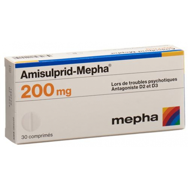 Амисульприд Мефа 200 мг 30 таблеток