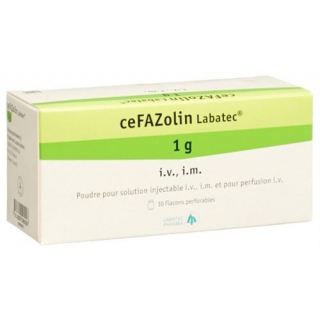 Цефазолин Лабатек сухое вещество 1 г 10 флаконов