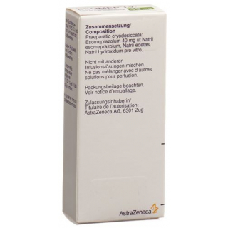 Эзомеп в/в сухое вещество 40 мг 1 ампула