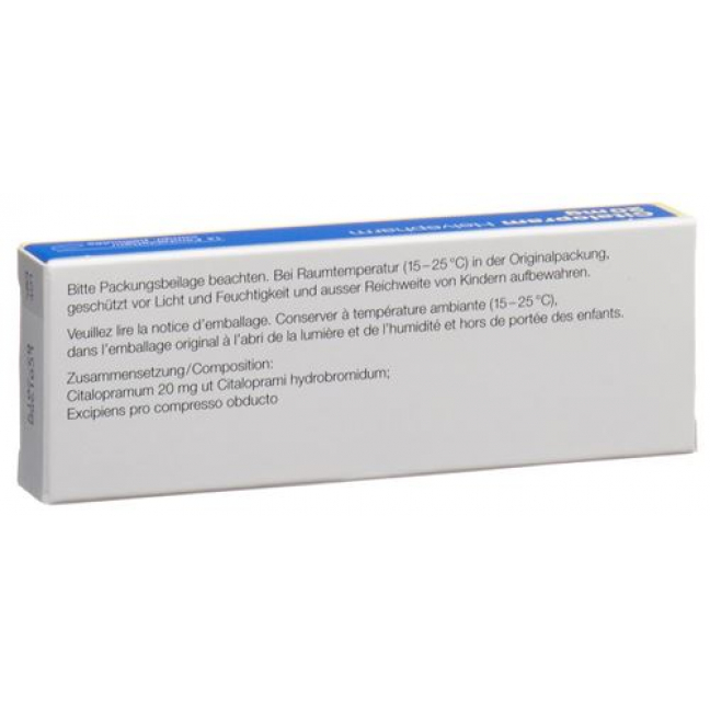 Citalopram Helvepharm 20 mg 14 filmtablets