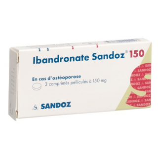 Ибандронат Сандоз 150 мг 3 таблетки покрытые оболочкой
