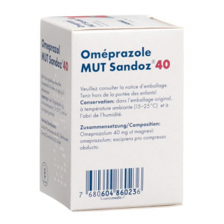 Омепразол Мут Сандоз 40 мг 28 таблеток покрытых оболочкой
