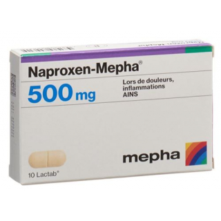 Напроксен Мефа 500 мг 10 таблеток покрытых оболочкой 