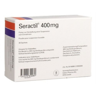 Серактил порошок для пероральной суспензии 400 мг 30 пакетиков