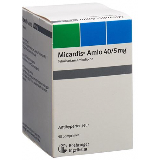 Micardis Amlo 40/5 mg 98 tablets 