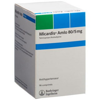 Микардис Aмлo 80/5 мг 98 таблеток