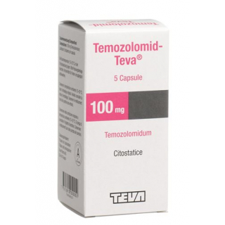 Темозоломид Тева 100 мг 20 капсул
