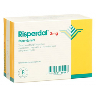 Риспердал 2 мг 60 таблеток покрытых оболочкой