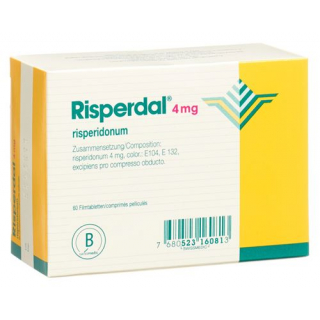 Риспердал 4 мг 60 таблеток покрытых оболочкой 