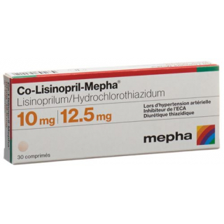 CO Lisinopril Mepha 10/12.5 30 tablets