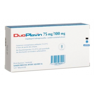 ДуоПлавин 75/100 мг 28 таблеток