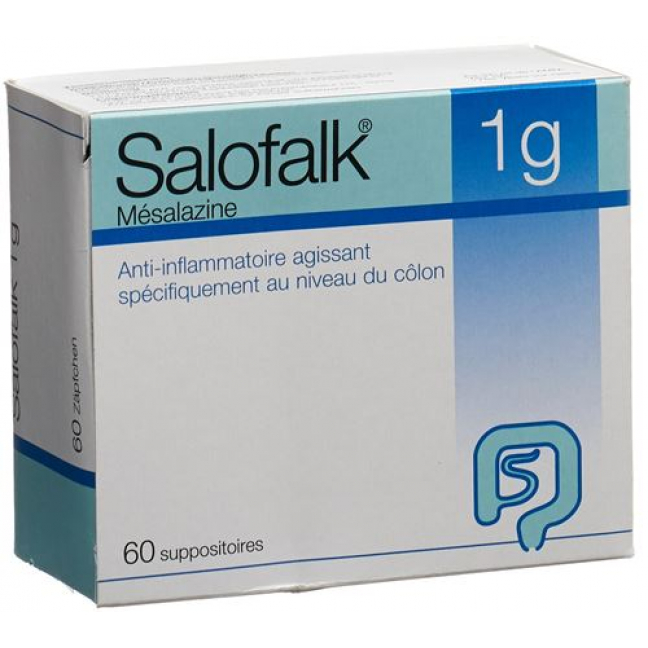 Салофальк 1 г 60 суппозиториев
