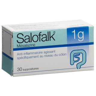 Салофальк 1 г 30 суппозиториев