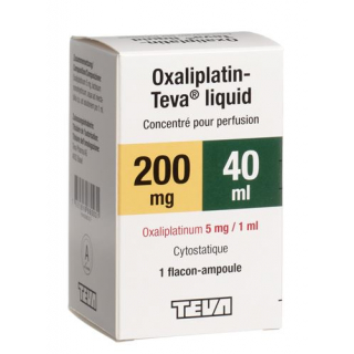 Оксалиплатин Тева Ликвид концентрат для инфузий 200 мг / 40 мл флакон 40 мл